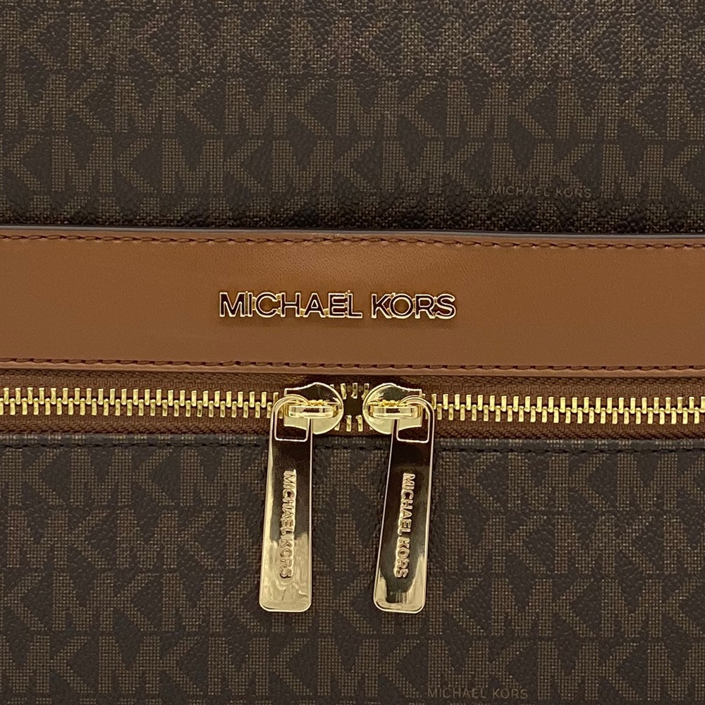 MICHAEL KORS KENLY MEDIUM BACKPACK BROWN - Picture 15 of 15